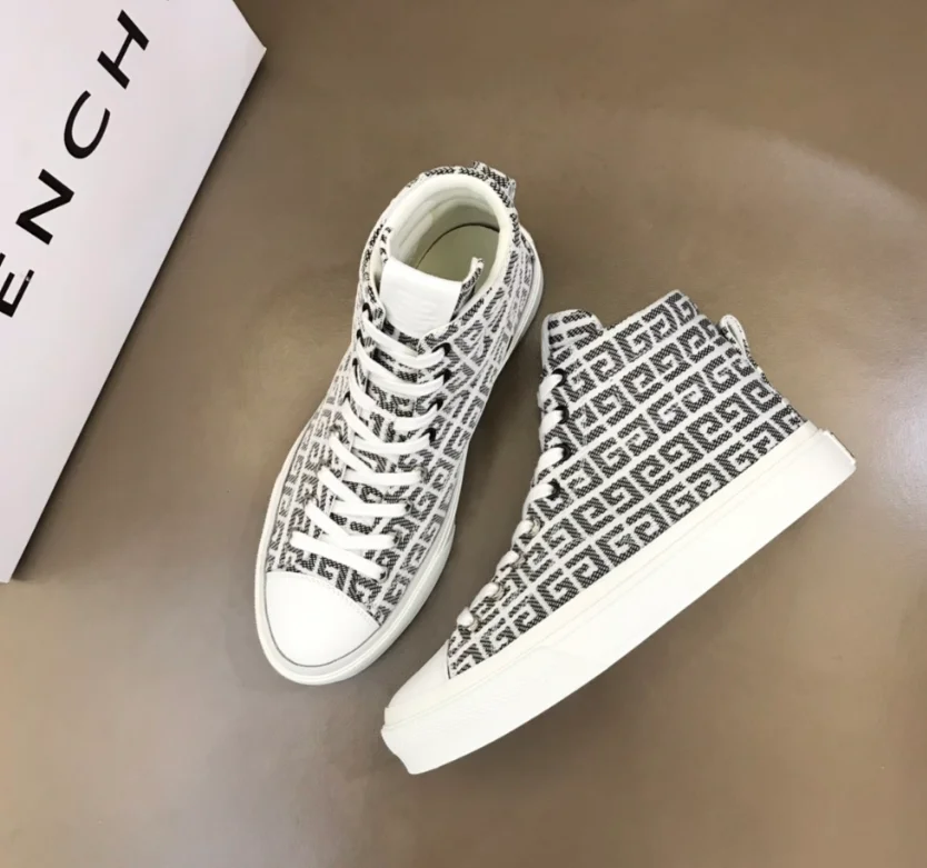 Givenchy GG Monogram Print High-Top Sneakers