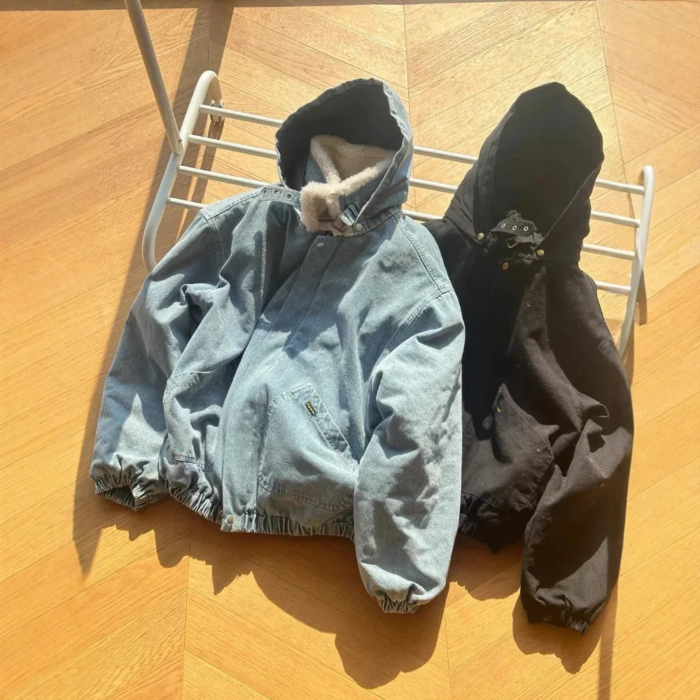 Supreme Shearling-Lined Denim Hooded Jacket