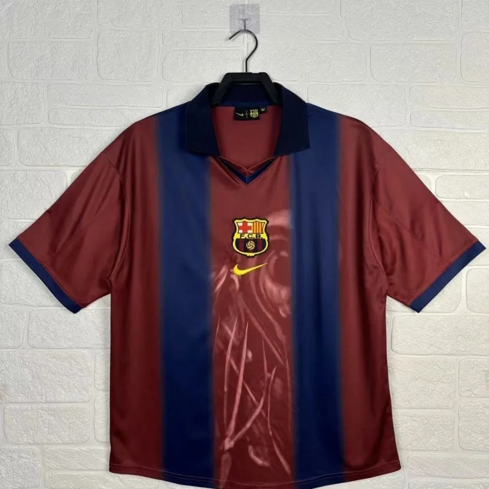 FC Barcelona 1998-99 Home Kit Soccer Jersey