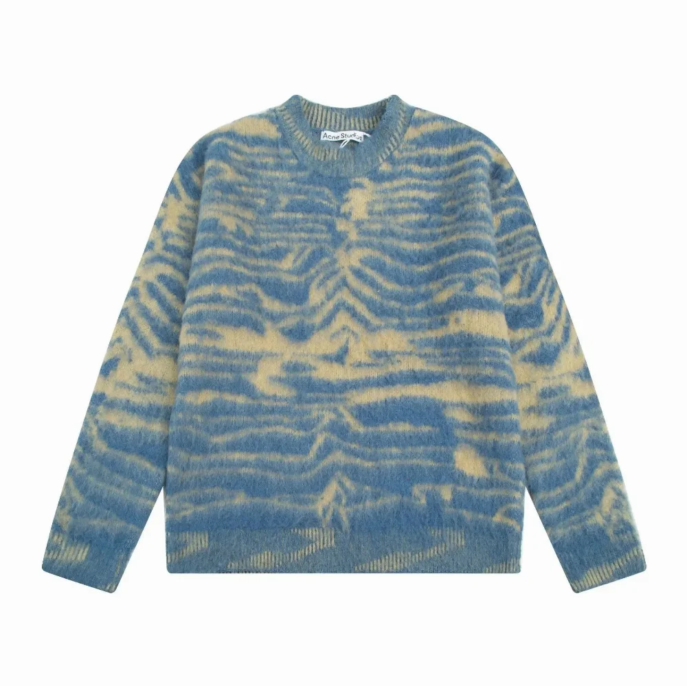 Acne Studios Zebra Print Knit Sweater
