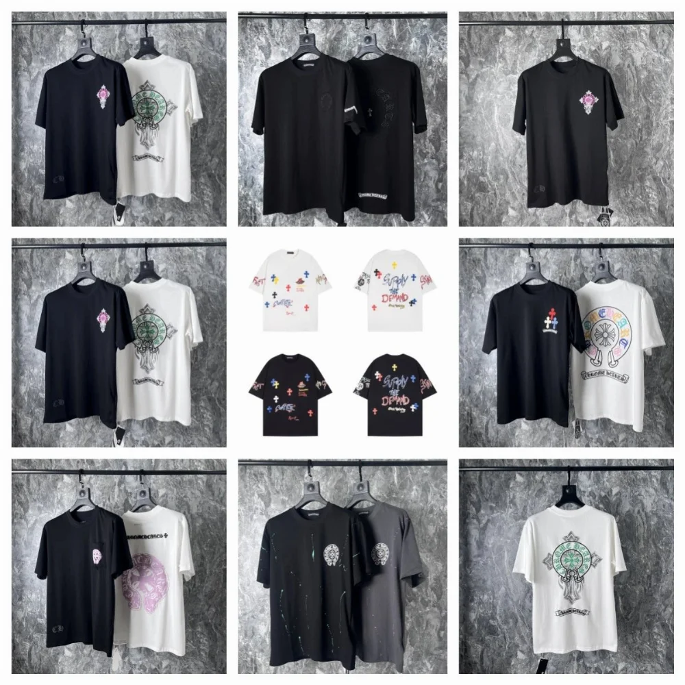 Chrome Hearts Cross Motif Graphic T-Shirt