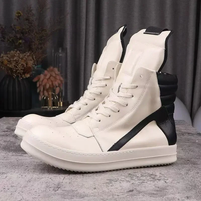 Rick Owens Geobasket High-Top Sneakers