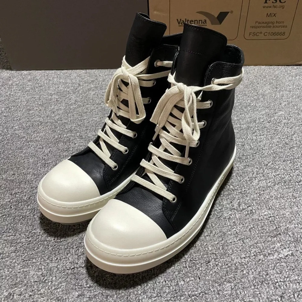 Rick Owens Geobasket High-Top Sneakers