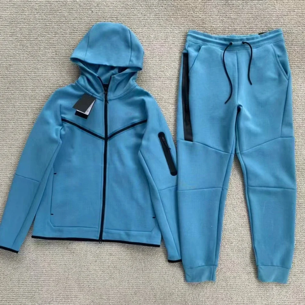 Nike Tech Fleece Hooded Jacket and Jogger Pants Set