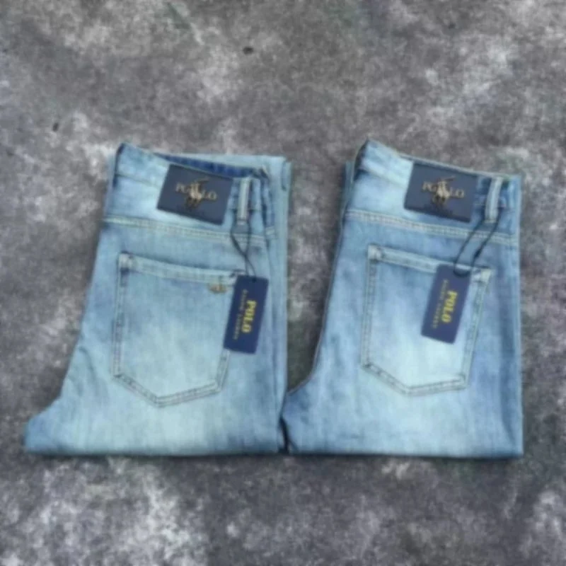 Polo Ralph Lauren Light Wash Straight Fit Jeans