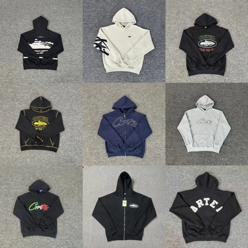 Corteiz Ship Logo Graphic Hoodie