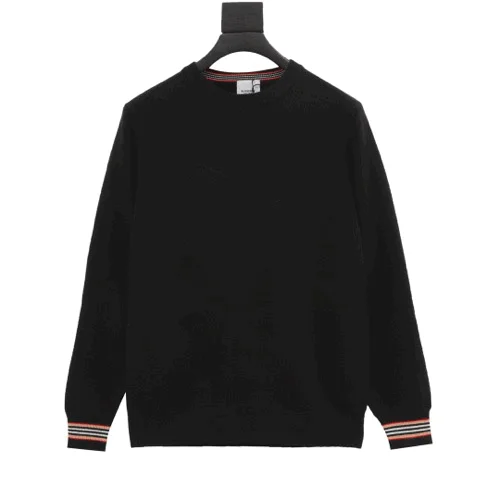 Thom Browne Four-Bar Stripe Cuff Sweater