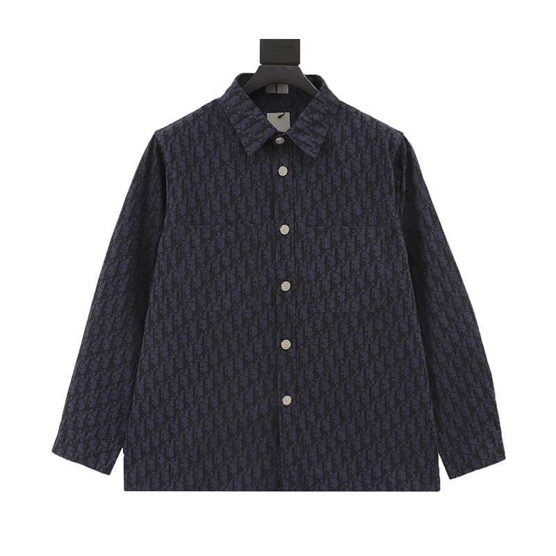 Dior Oblique Monogram Print Shirt Jacket