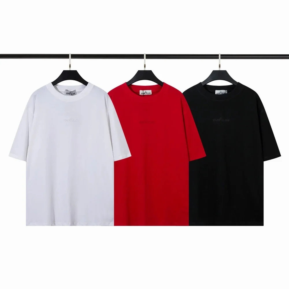 Stone Island Embroidered Logo T-Shirt