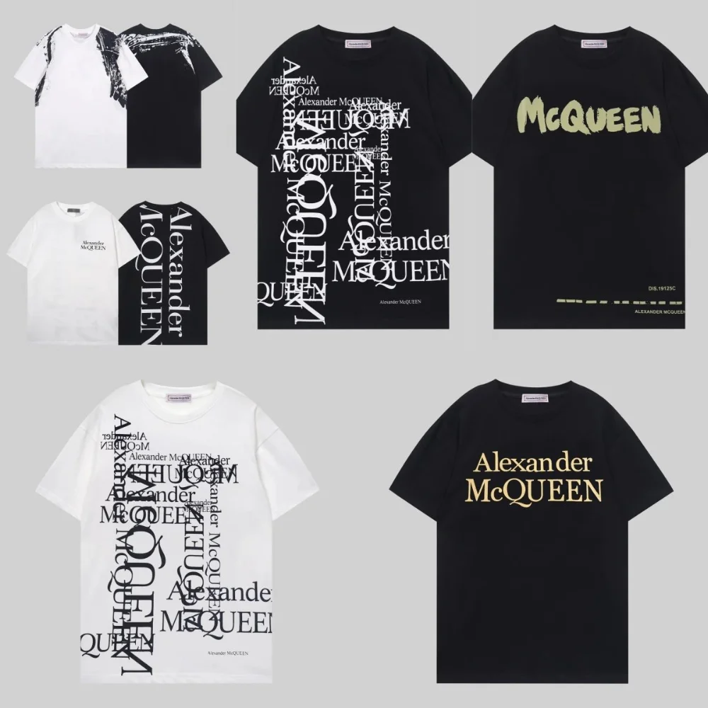 Alexander McQueen Multi-Print Graphic T-Shirt