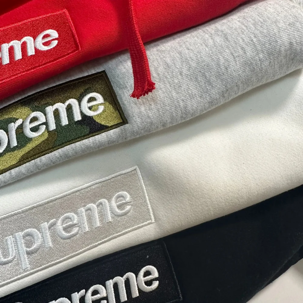 Supreme Box Logo Embroidered Hoodie