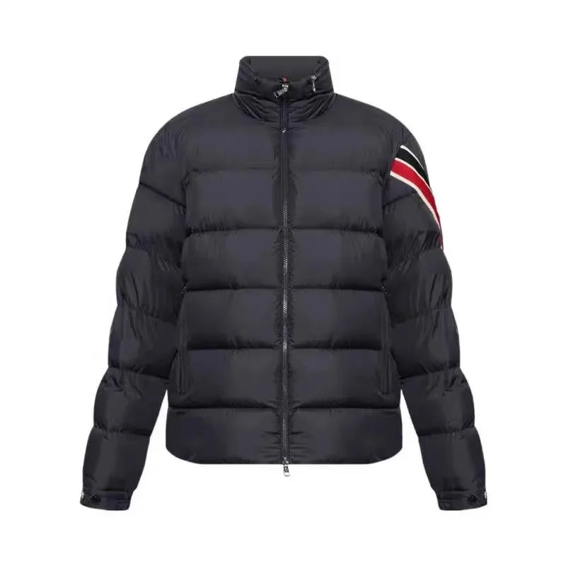 Moncler Three-Stripe Sleeve Puffer Jacket