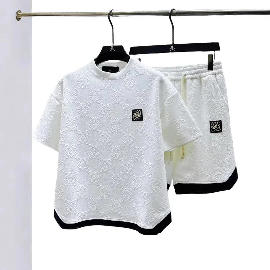 Loewe Anagram Jacquard Shorts Set