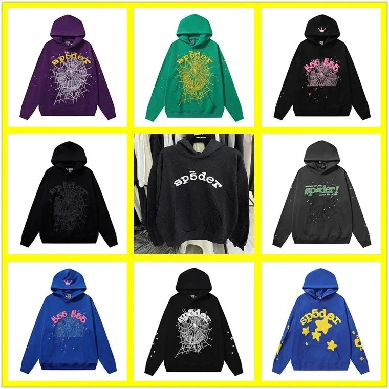 Sp5der Spider Web Graphic Hoodie