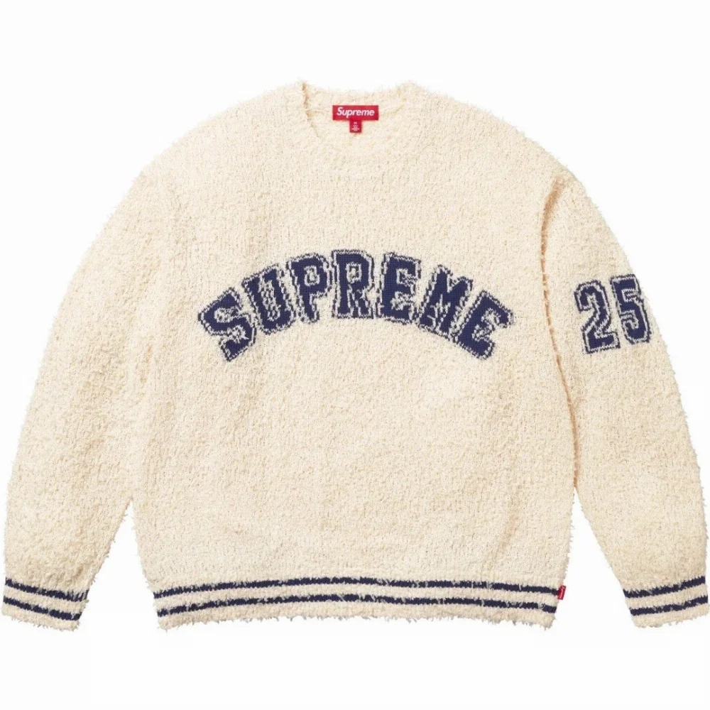Supreme Arch Logo Chenille Sweater
