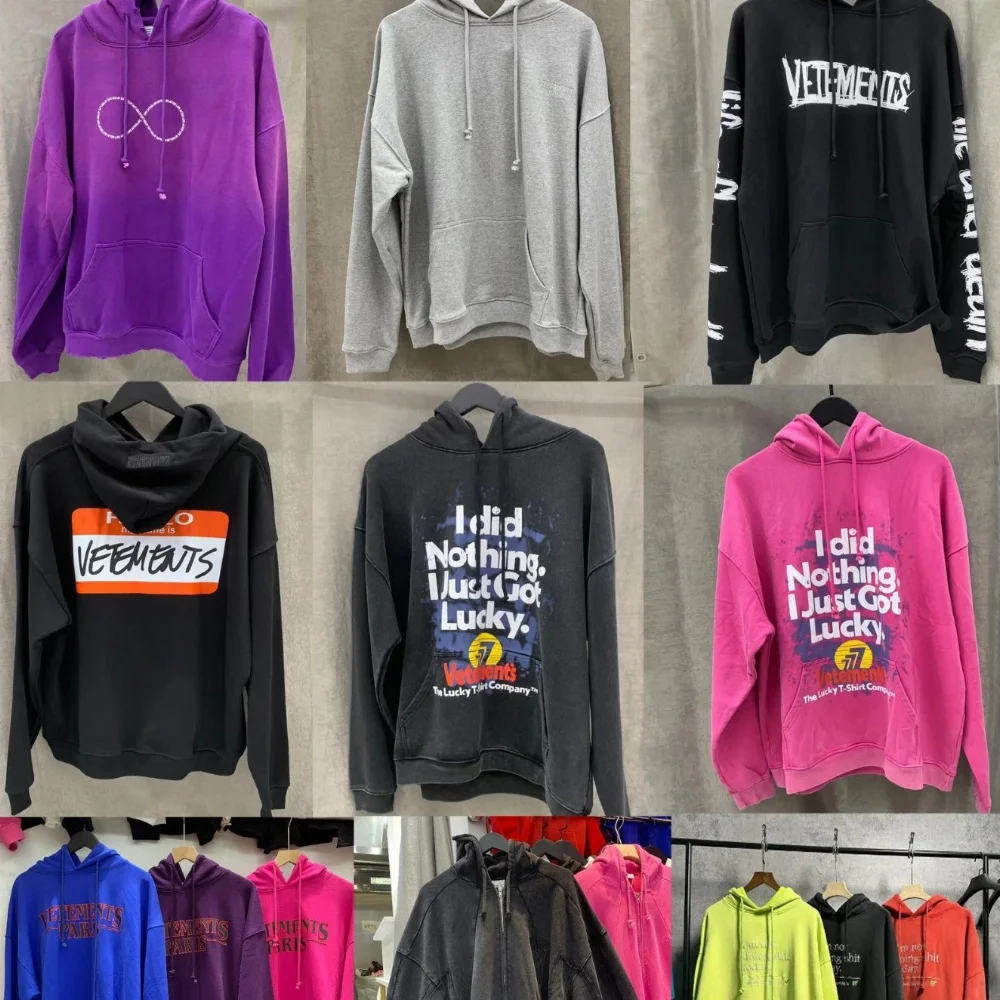 Vetements Infinity Logo I Did Nothing Graphic Hoodie