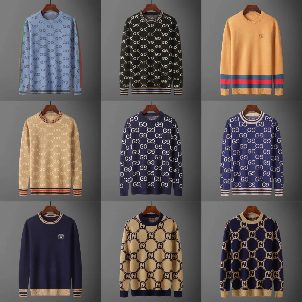 Gucci GG and H Logo Knit Sweater