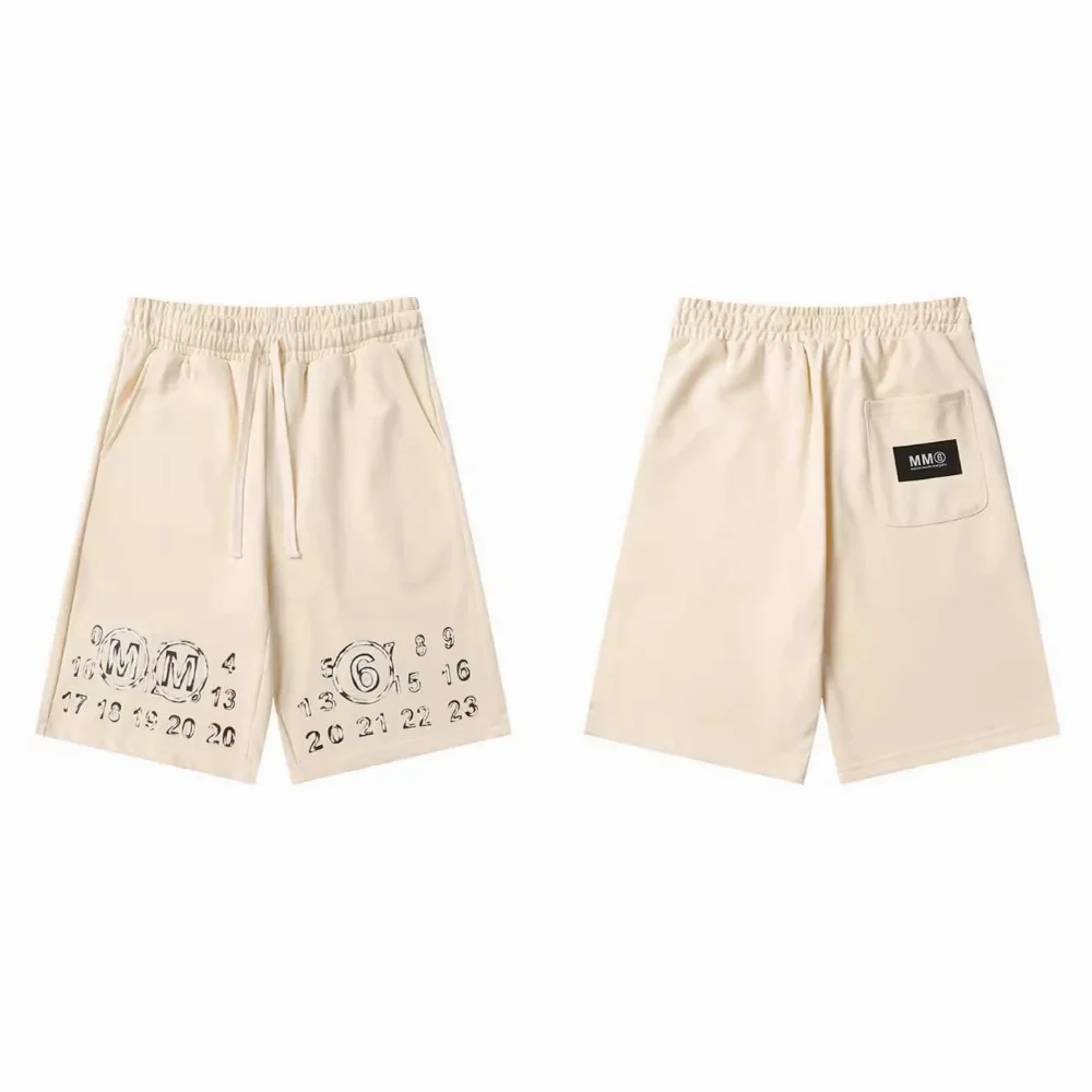 Maison Margiela Number Print Shorts