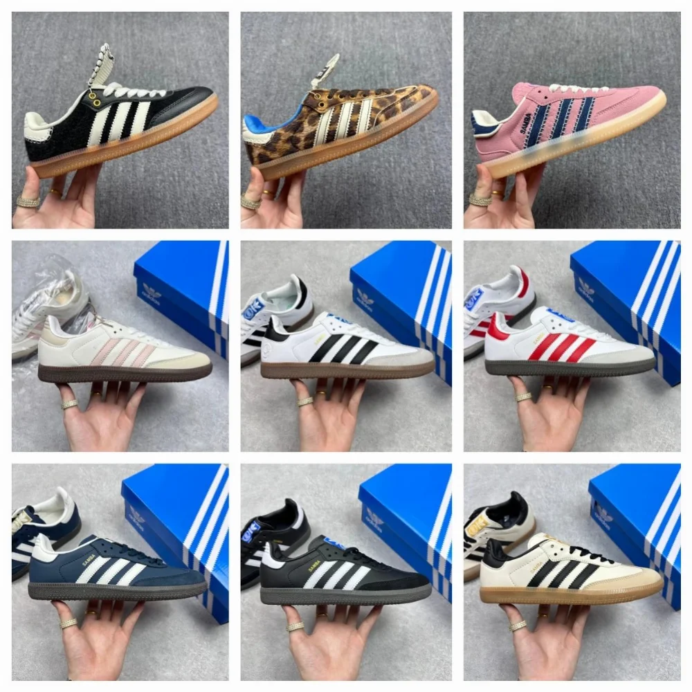 Adidas Samba Low-Top Leather Sneakers