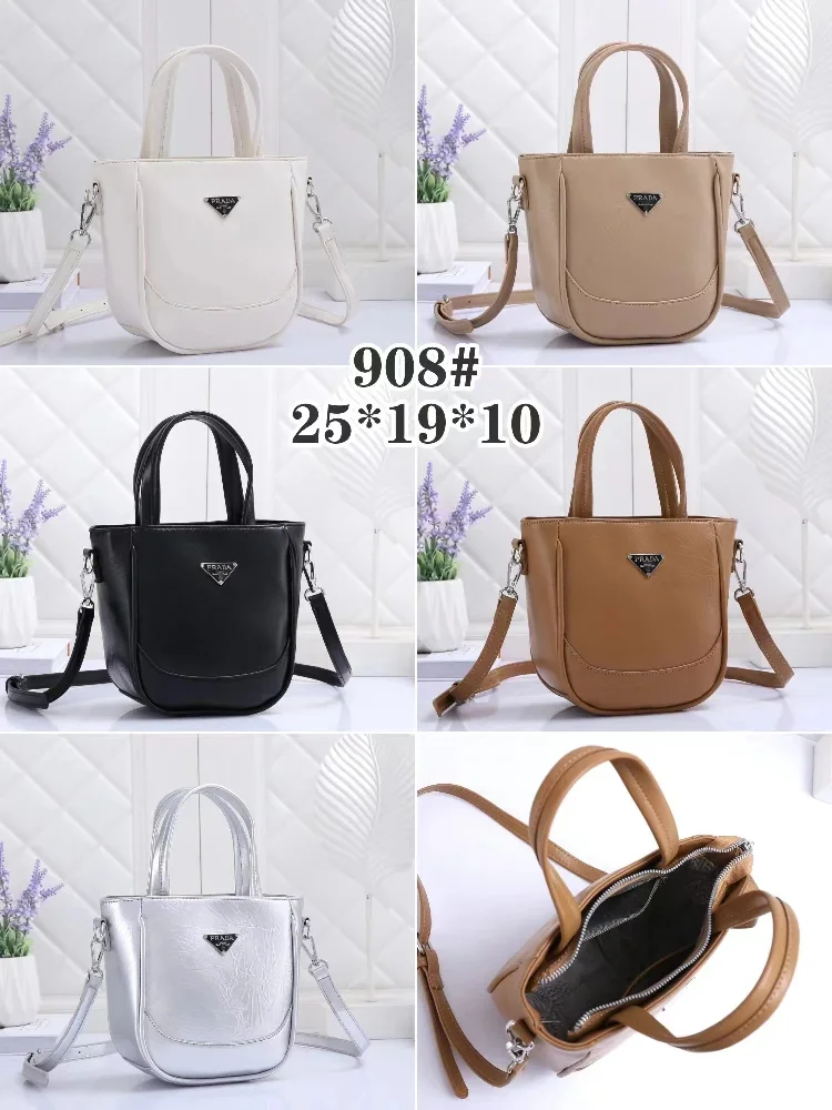 Prada Triangle Logo Mini Tote Crossbody Bag