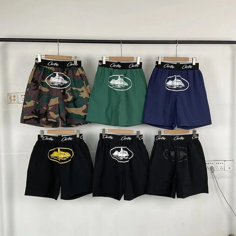 Corteiz Yacht Logo Print Shorts