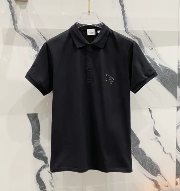 Burberry Embroidered Logo Polo Shirt