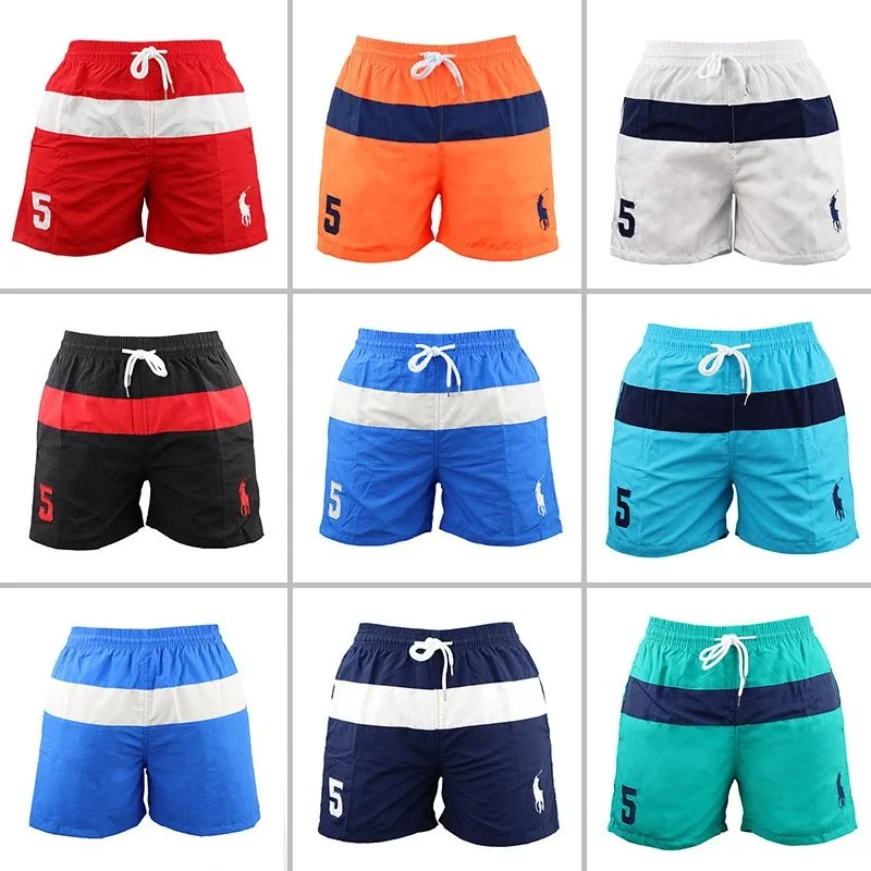 Polo Ralph Lauren Number 5 Stripe Swim Shorts