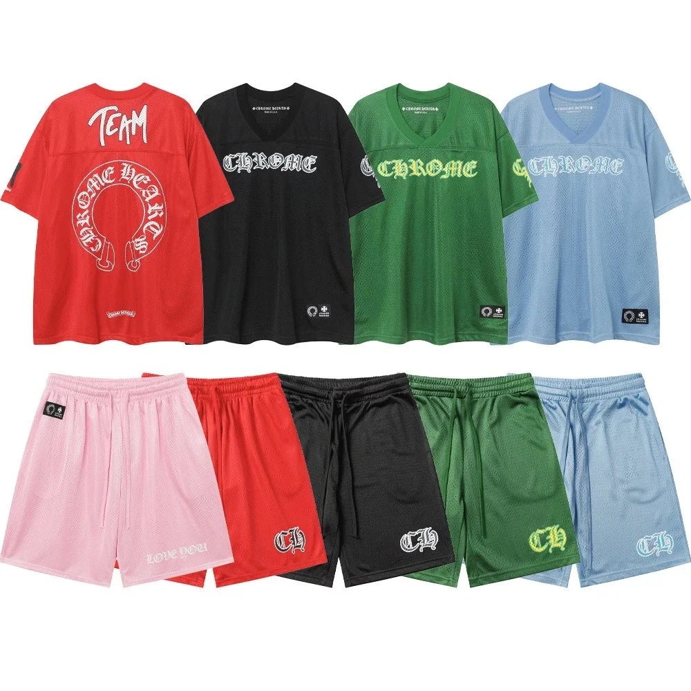 Chrome Hearts Mesh Football Jersey and Shorts