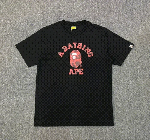 A BATHING APE Camouflage Ape Head Graphic T-Shirt