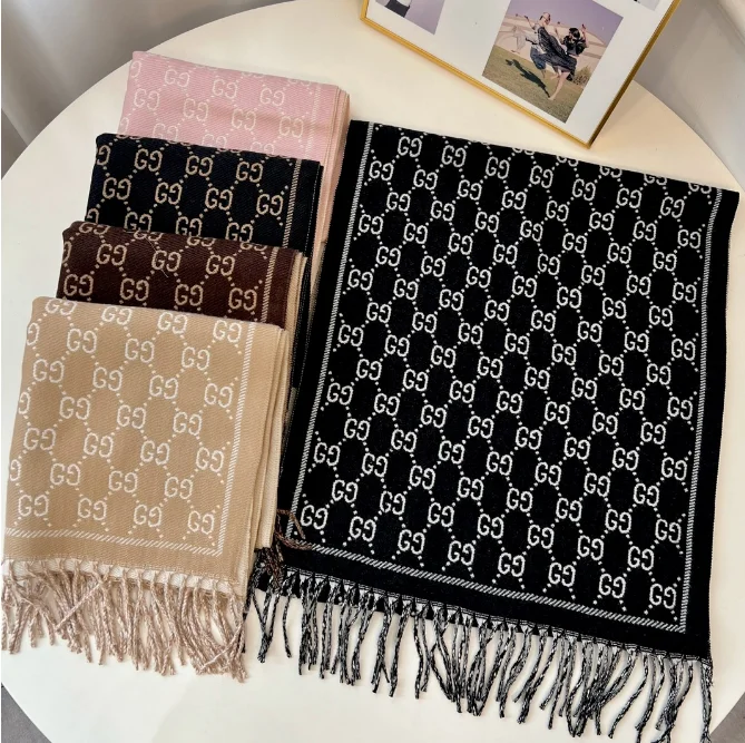Gucci GG Monogram Print Scarf