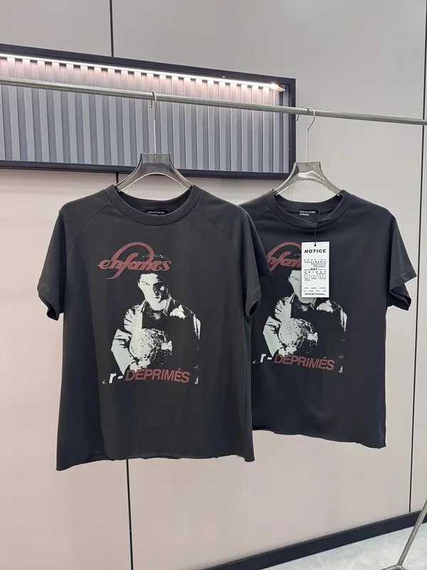 Enfants Riches Deprimes Berlin Disco Portrait Print T-Shirt
