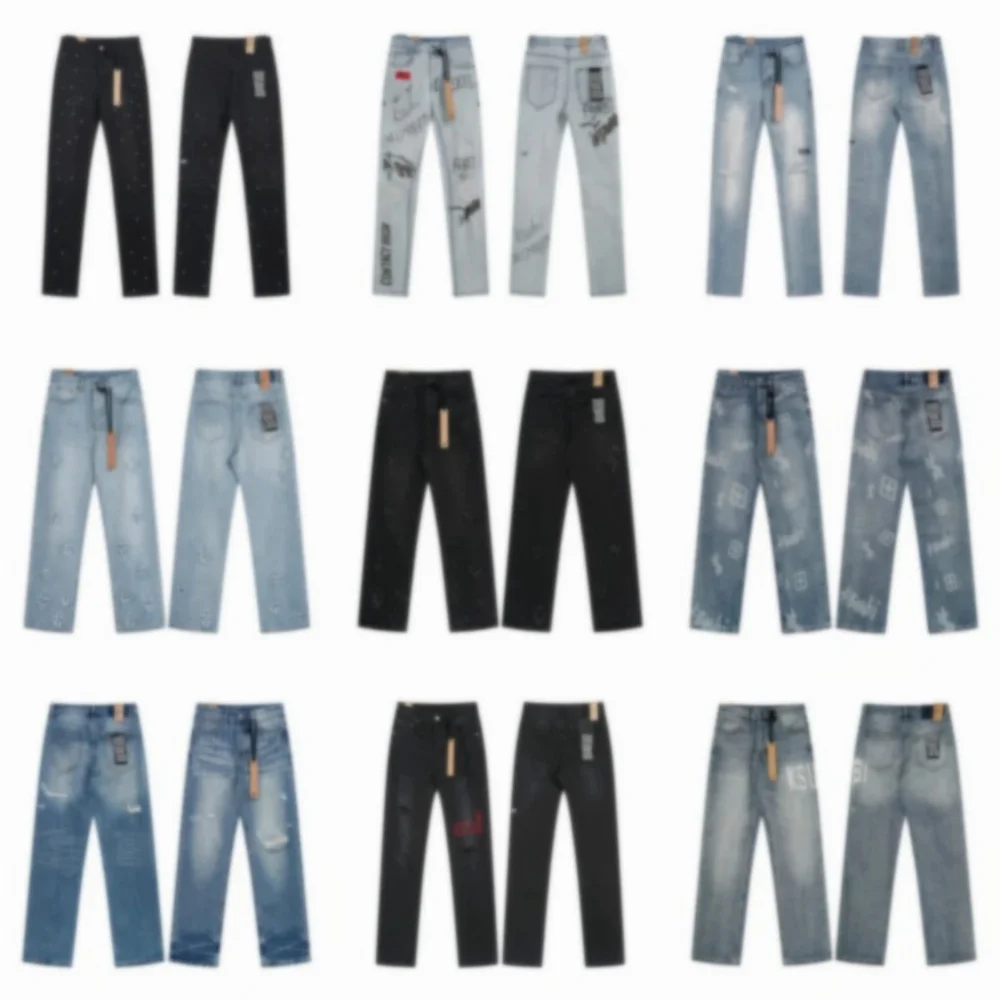 Ksubi Cross Embroidery Distressed Jeans