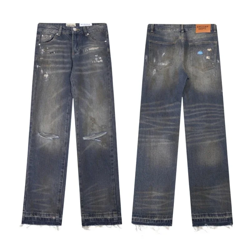 Gallery Dept Distressed Washed Denim Jeans