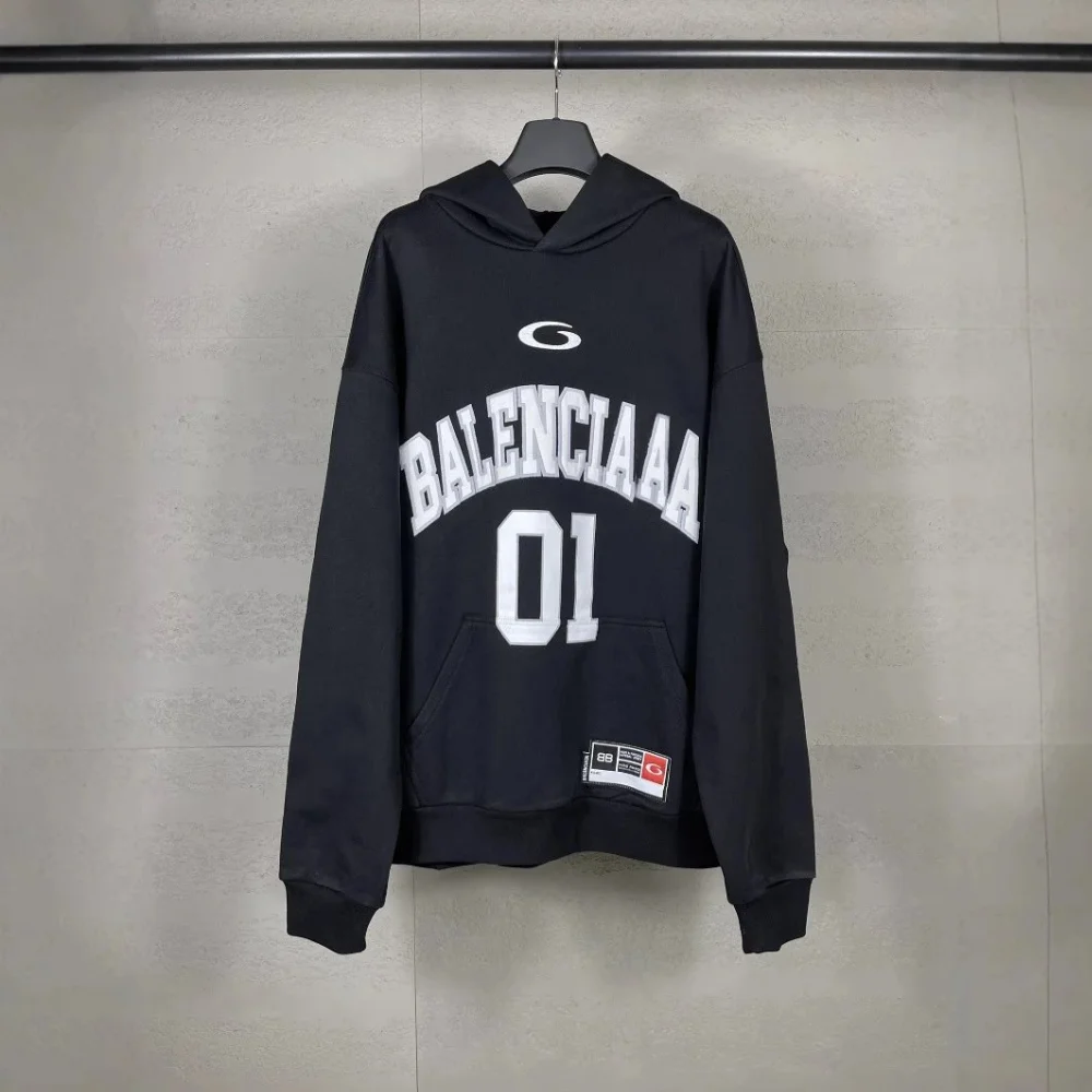 Balenciaga 01 Arch Logo Hoodie