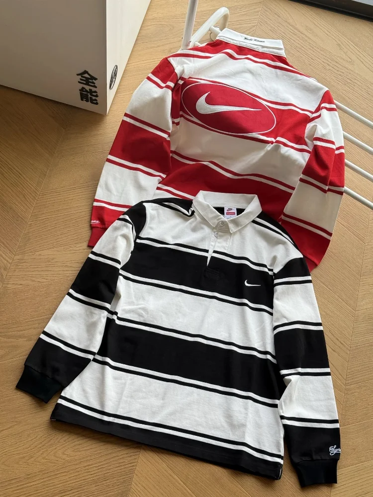 Nike Supreme x Nike Rugby Polo Long-Sleeve Polo Shirt