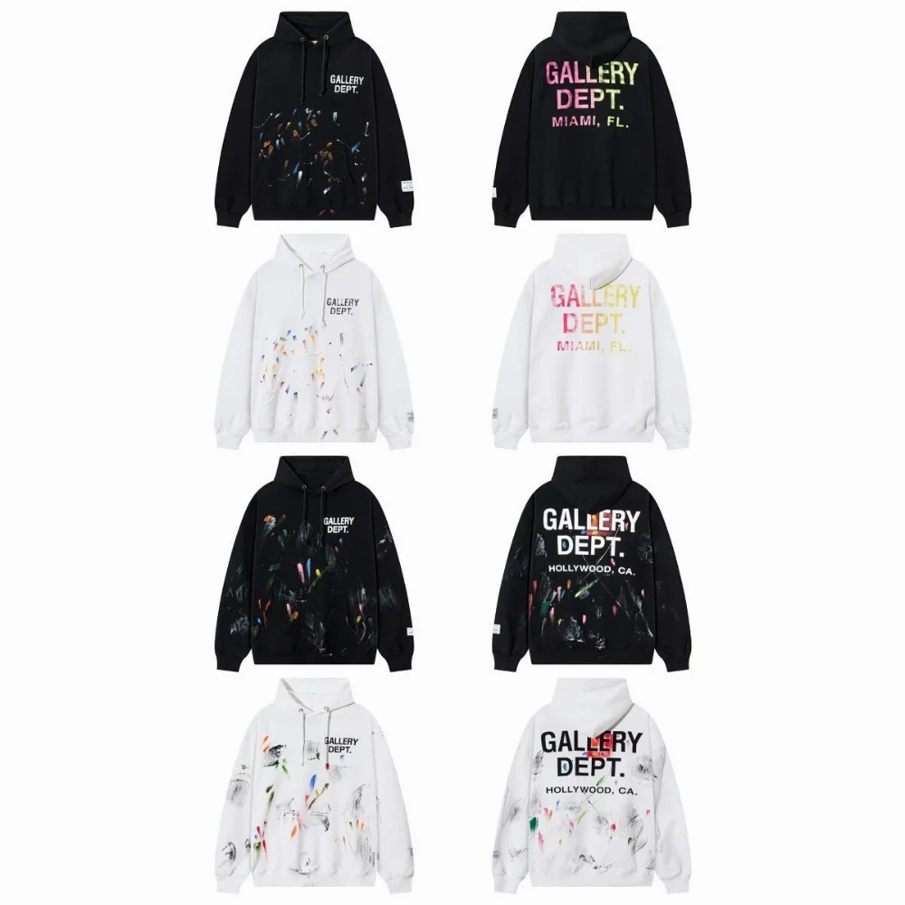 Gallery Dept. Paint Splatter Print Hoodie