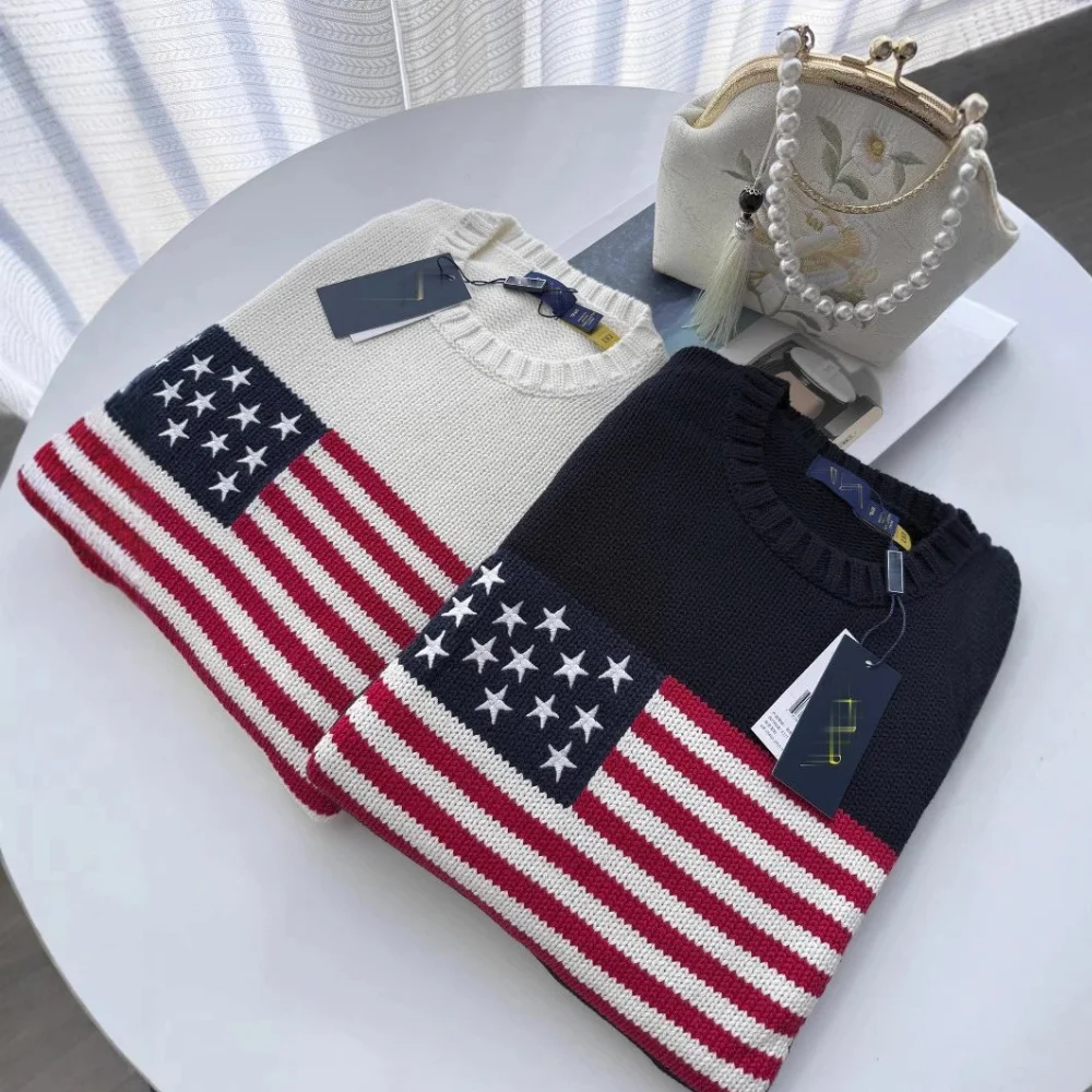 Polo Ralph Lauren USA Flag Knit Sweater