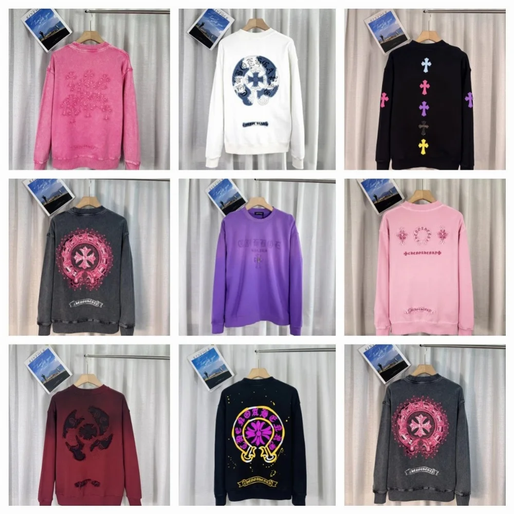 Chrome Hearts Cross Motif Embroidered Sweatshirt