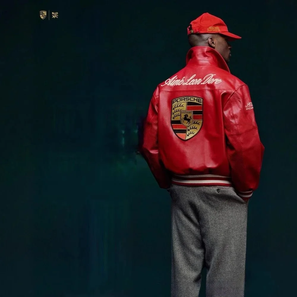 Enfants Riches Deprimes Porsche Collaboration Leather Racing Jacket