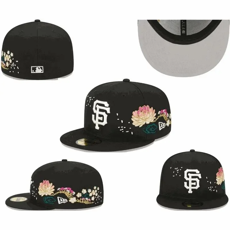 New Era SF Giants Floral Embroidery Baseball Cap