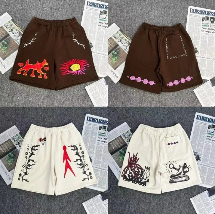 Cactus Jack Flame and Graphic Print Shorts