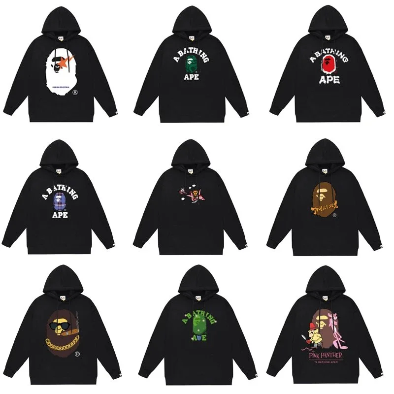 A BATHING APE Multi-Graphic Print Hoodie