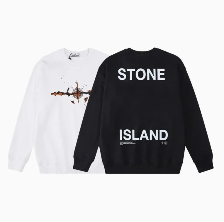 Stone Island Compass Graphic Crewneck Sweater