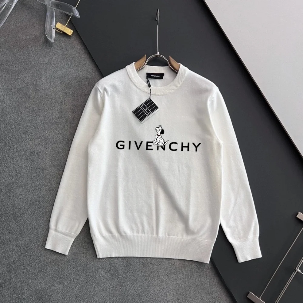 Givenchy Dalmatian Logo Knit Sweater