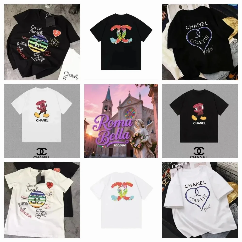 Chanel Multi-Graphic Print T-Shirt