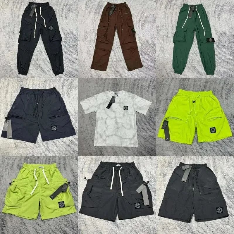 Stone Island Compass Logo Cargo Pants and Shorts