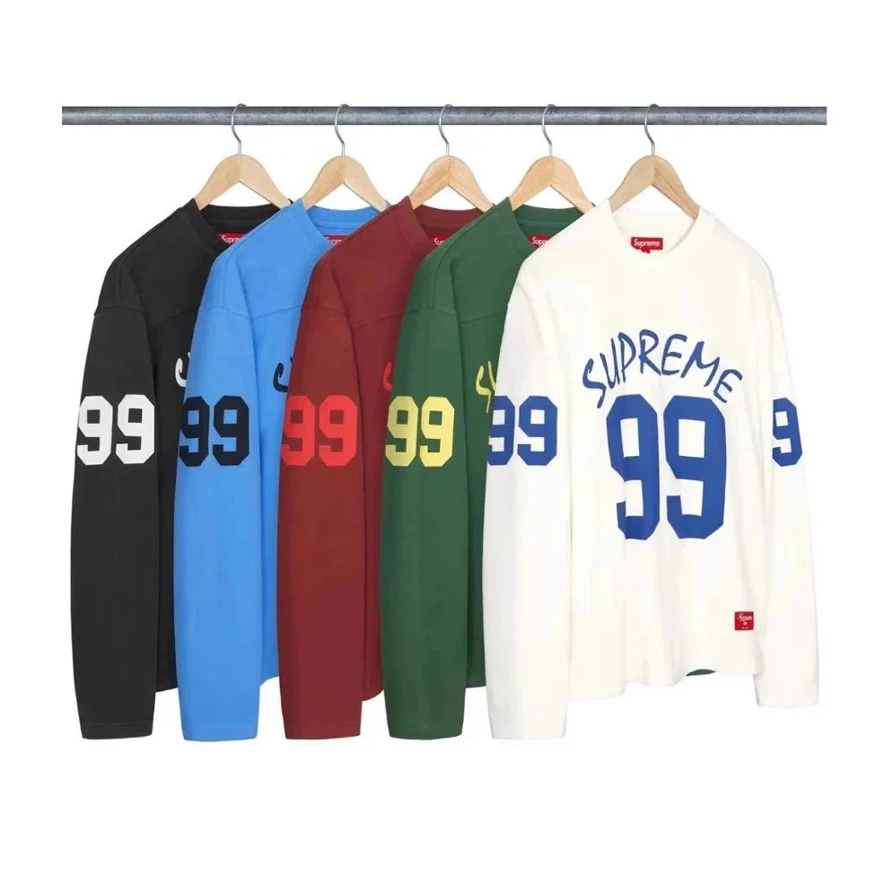 Supreme Number 99 Print Long-Sleeve T-Shirt