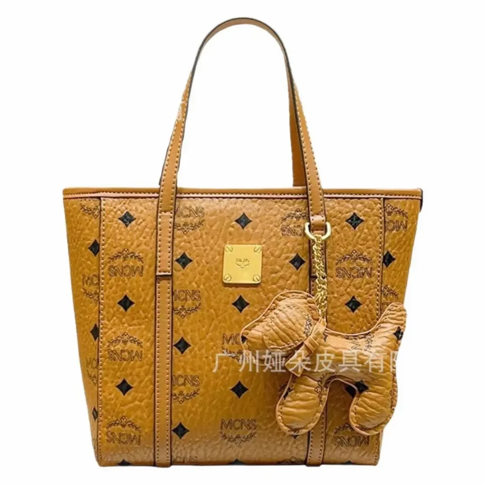 MCM Visetos Monogram Tote Bag