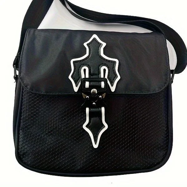 Sp5der Cross Buckle Strap Bag