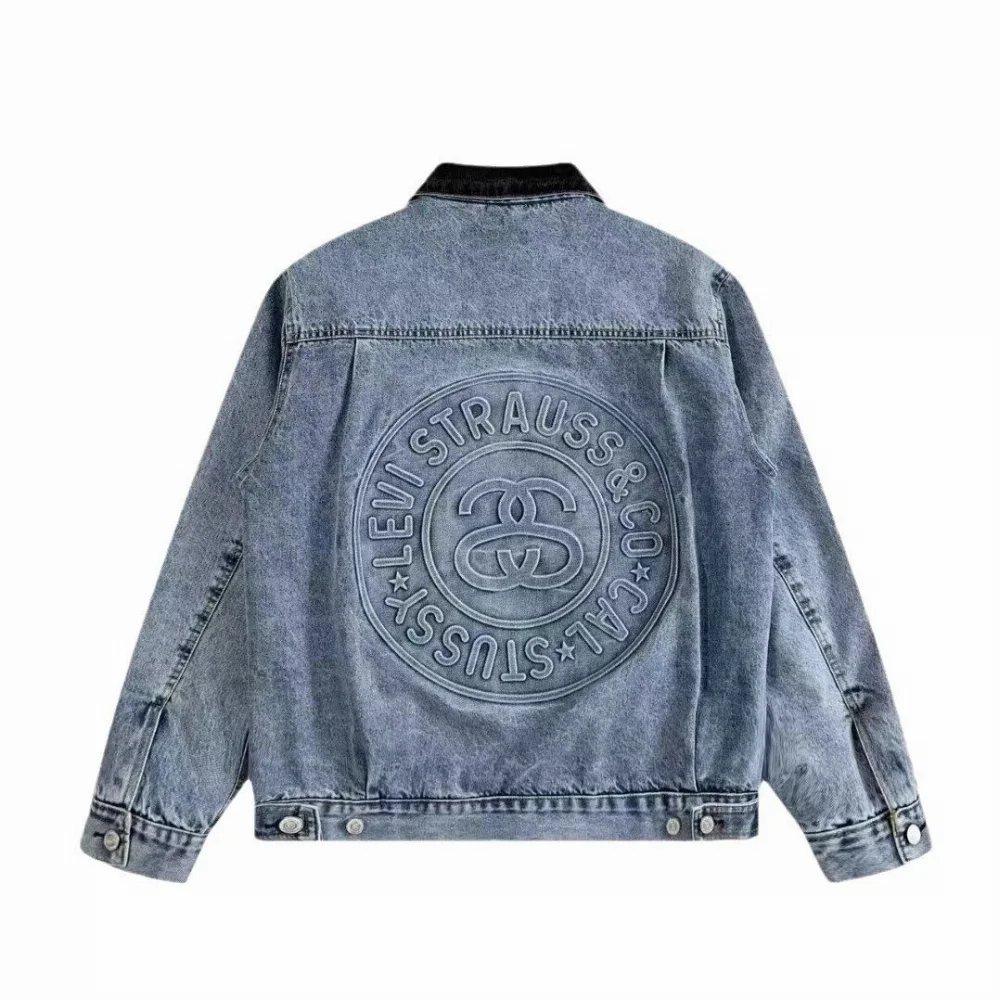 Levi Strauss & Co. x Stussy Embossed Back Logo Denim Jacket